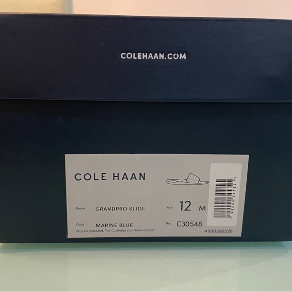 Cole Haan Mens Mens Grandpro Slide Sandals, Blue, Size 12. - Picture 5 of 5